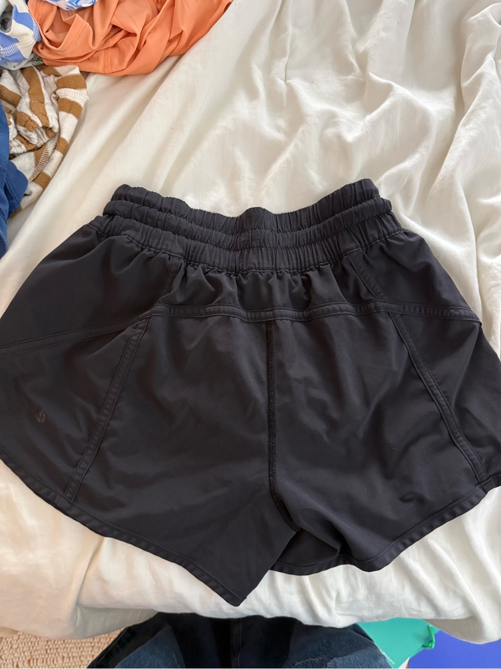 lululemon athletica Black Athletic Running Shorts